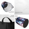 thumbnail image 2 of Fotbe Urban Style Colorful Dragon Cesto de Ropa con Asas, Cesto Impermeable de Gran Capacidad, Bolsa de Lavado para Dormitorio, Cesto de Ropa con Ruedas y Asas-Small, 2 of 6