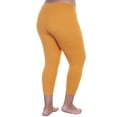 thumbnail image 2 of Angelina Women's Microfiber High Waist Full Coverage Cropped Legging (6-Pack), 2 of 3