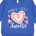 thumbnail image 3 of Inktastic Nana's Little Sweetie with Pink Heart Cookie Toddler Sweatshirt, 3 of 4