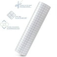thumbnail image 4 of yotijay Clear Vinyl Transfer Paper Tape Roll W/ Alignment Grid Application Tape 30x100cm, 4 of 9