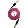 thumbnail image 2 of iEssentials IE-AUX-PK 3.5mm Flat Auxiliary Cable, 3.3ft (Pink), 2 of 2