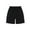 Black, variant on Aofany Mens Outdoors Cargo Shorts Casual Drawstring Solid Sport Shorts Elastic Waist Summer Shorts