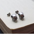 thumbnail image 1 of ZHAOCHENG par de pendientes punk de plata de ley 925 para Halloween, 1 of 5