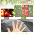 thumbnail image 2 of Garden Netting, 10x33Ft Ultra Fine Mesh Bird Netting & Pest Barrier - 2 Pack Reusable Plant Covers for Vegetables, Fruits, Flowers, Raised Beds, Greenhouse Row Protection, 2 of 8