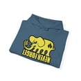 thumbnail image 4 of Never Forget Elephant Hoodie Black Label Skate Board Sweatshirt Yellow - Indigo Blue / 2XL, 4 of 7