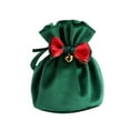 thumbnail image 2 of ZZkhGO Christmas Velvet Bag, Bundle Pocket Candy Box Cloth Bag, Removable Holiday Gift Bag for Candy Storage, 2 of 5