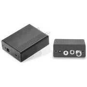 Digital Modulator Single Channel Video Stereo Net Media Source 3.5 mm RCA Input TV Audio Signal Micro Combiner, 30 dB Amplified Gain for UHF and CATV, Part # MM70