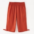 thumbnail image 7 of LYHaoo Lightweight Kids Long Pants For Boys And Girls Air Conditioning Sun Loose Fit Casual Trousers Boys Pants(Orange), 7 of 7