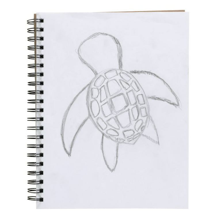  Stitch Bound Blank Sketch Book- Black Spine 8-1/4x11-3/4 Inch :  Arts, Crafts & Sewing
