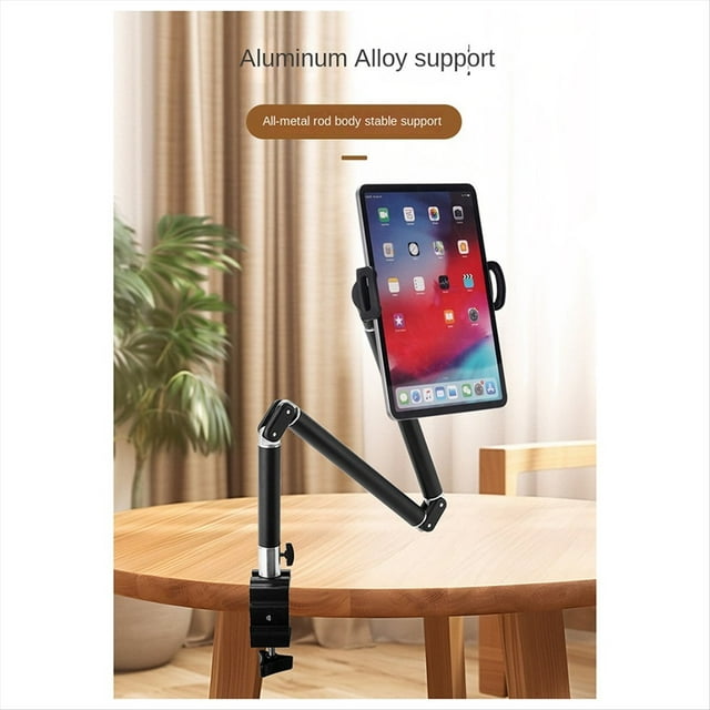 Soporte de Pared Plegable de 360° para Teléfono Móvil, Ángulo Ajustable, Soporte para Tableta Elástico