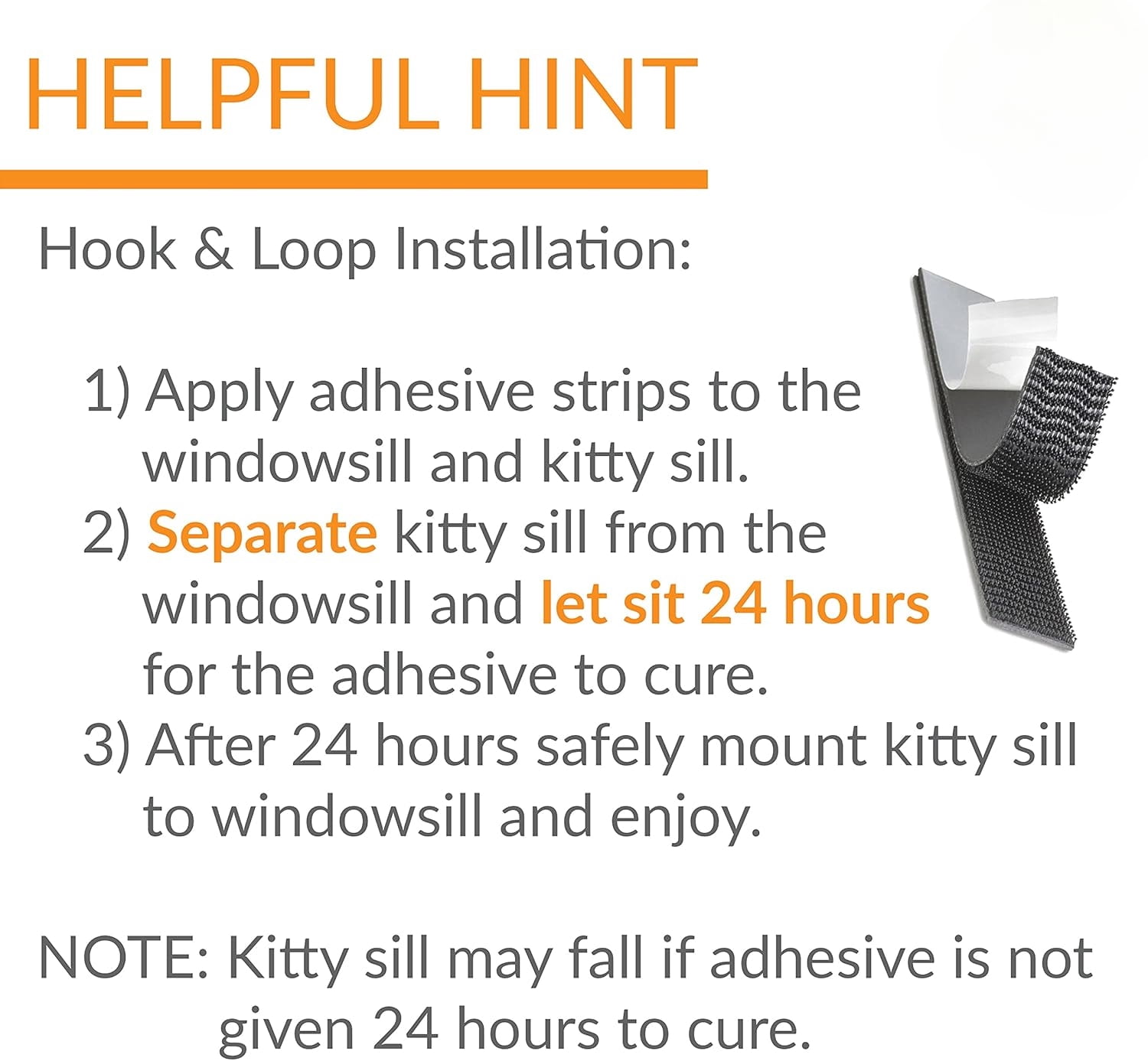 Kitty Sill Heated Cat Window Perch for Large Cats, Orthopedic Window Hammock Bed Holds 40LBS, Washable Cover, Kitty Windowsill Bed Seat for Indoors - Cream Fleece, Heated