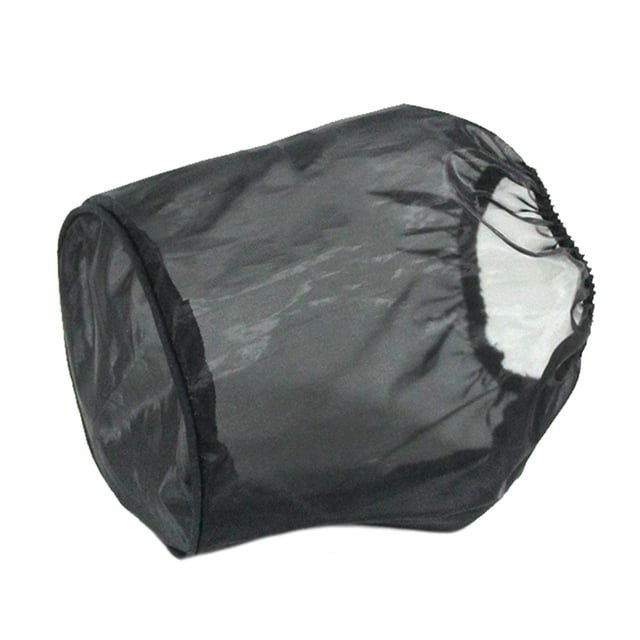 Riwesomey Cubierta protectora de filtro de aire universal, impermeable, a prueba de aceite, a prueba de polvo, tapa de filtros de entrada de aire de alto Vehículos, repuestos y accesorios Mis negro S