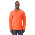 thumbnail image 1 of Jerzees Mens DRI-POWER Active Long Sleeve Crew T-Shirt, 2X, Safty Orange, 1 of 5
