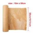 thumbnail image 2 of 1 Pcs Log Color Honeycomb Packing Paper,Cushion Packing Paper for Moving Shipping Packaging Breakables(32.8ft x 19.7in), 2 of 5