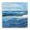 Serene Ocean Waves Horizon, variant on Stupell Industries Coastal Calm Seas under Soft Sky Canvas Art, 17 x 17, by Susan Jill