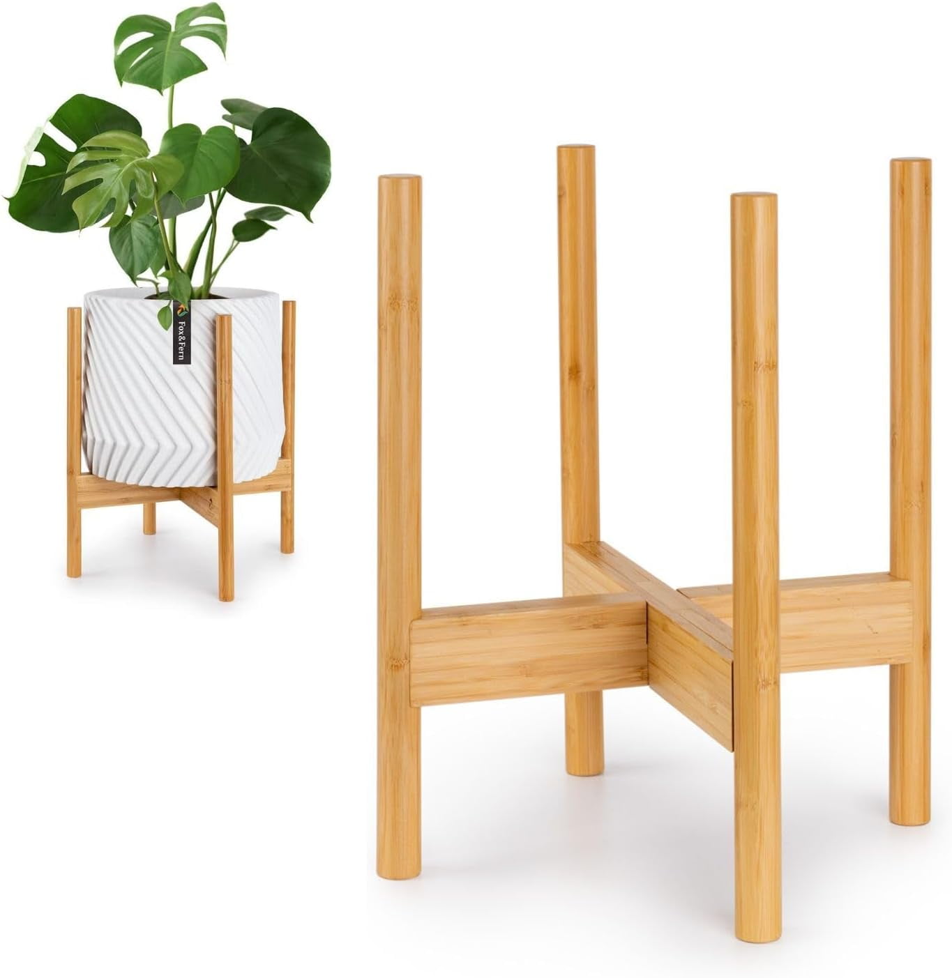 H.W.F PLANTER STAND”HIGH“ Mid Century Plant Stand Modern Raised Planter Stand for Planters