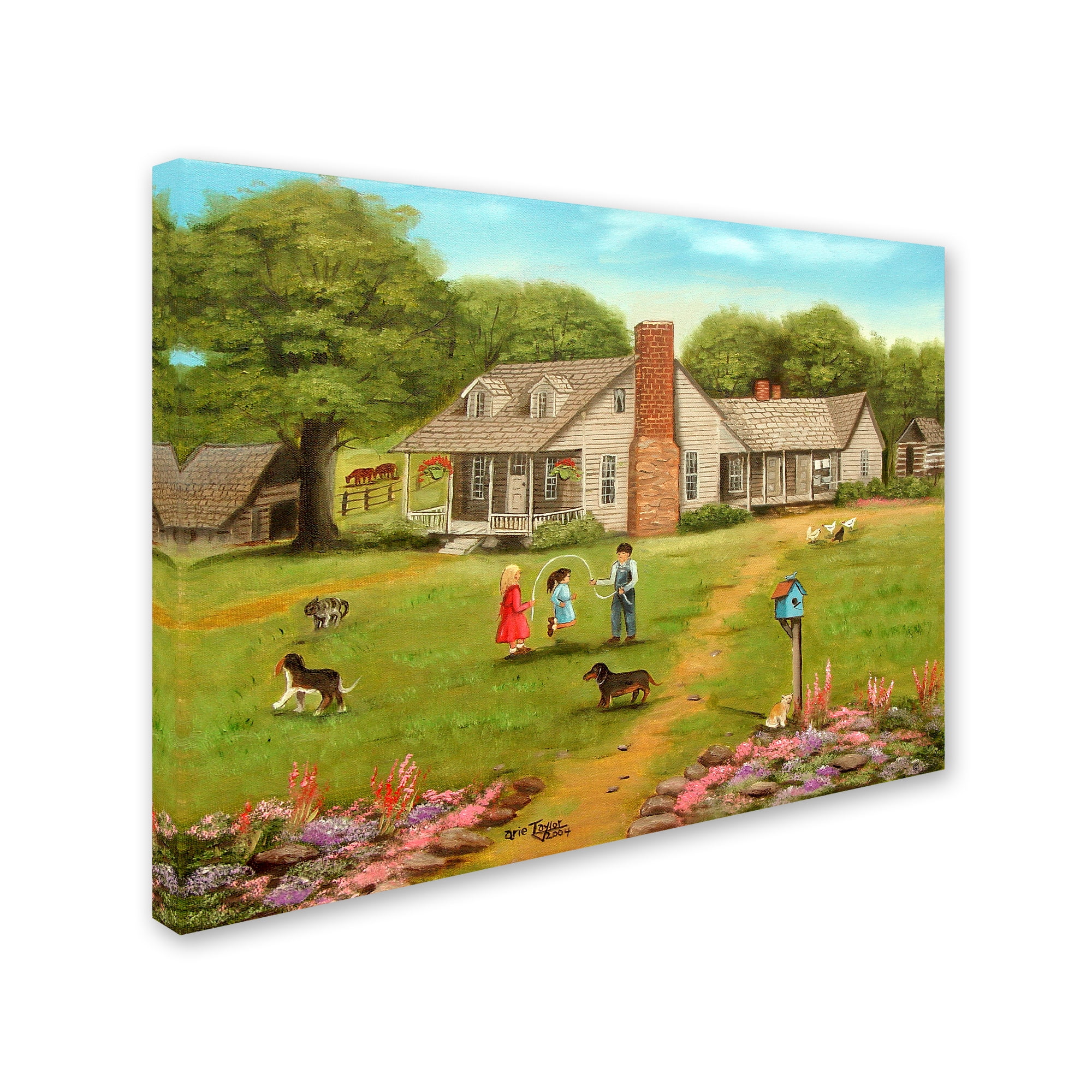 Trademark Fine Art 'Grandpa's House' Canvas Art by Arie Reinhardt Taylor