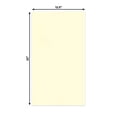 thumbnail image 2 of Off White 12.5x22 Uncut Art Mat Board - No Opening - 1 Mat, 2 of 7