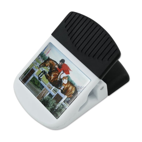 Horse Show Jumping Stadium Refrigerator Fridge Magnet Magnetic Hanging Hook Note Snack Clip