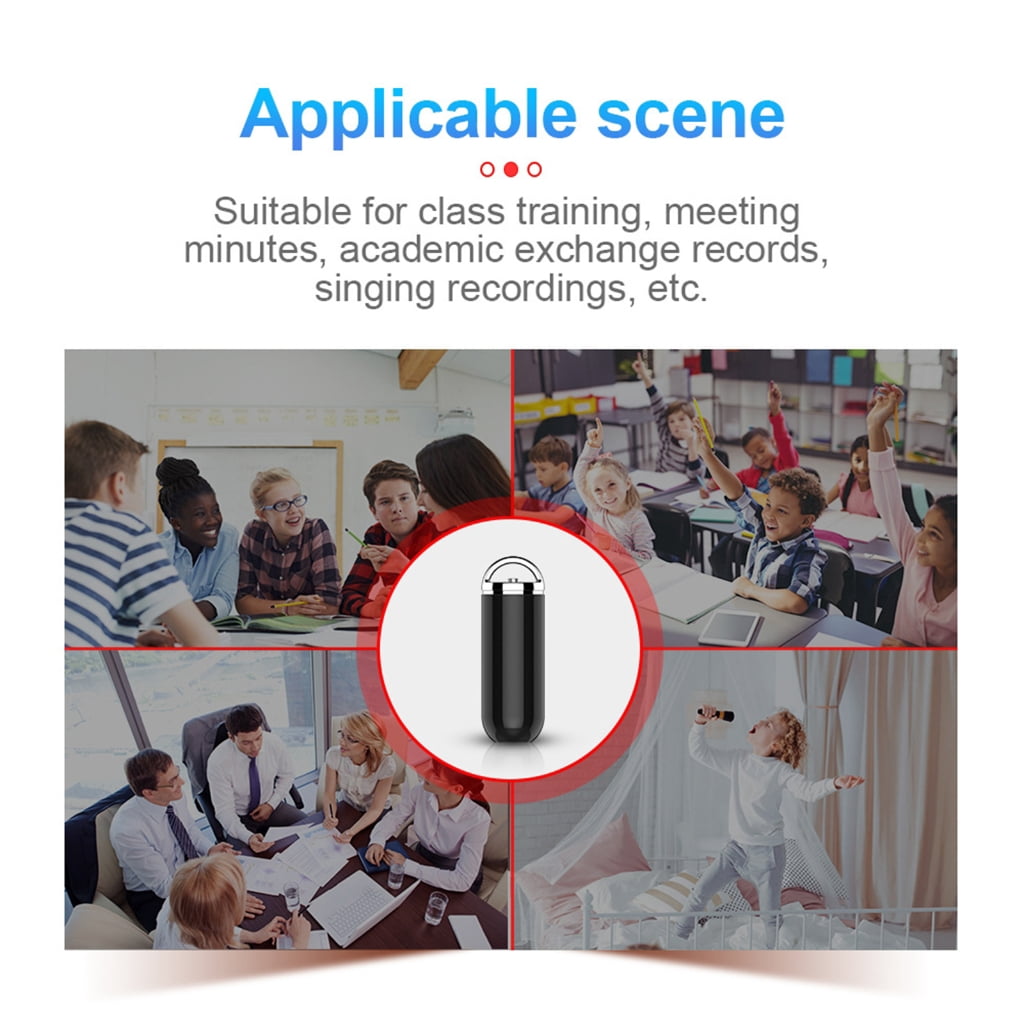 Elegant Pendant Styles Voice Control Sound Recorder Clear Sound And Long Time Capacity