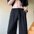 thumbnail image 4 of Pantalones de traje de trabajo para hombre, pantalones de oficina de talla grande, pantalones de verano para hombre, ropa informal fina de alta calidad de diseñador de lujo, pantalones holgados, 4 of 4