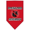 thumbnail image 3 of Pet and Dog Bandana Screen Printed, "Backyard Security", 3 of 10