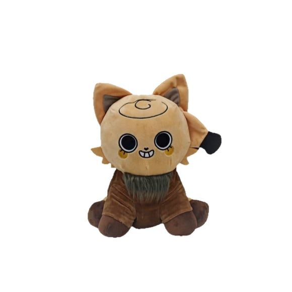 12.6in Dandy's World ShellyMeow Plush Toy, Cute Brown Cat Stuffed Animal, Soft Game Character Collectible Plushie for Kids & Fans