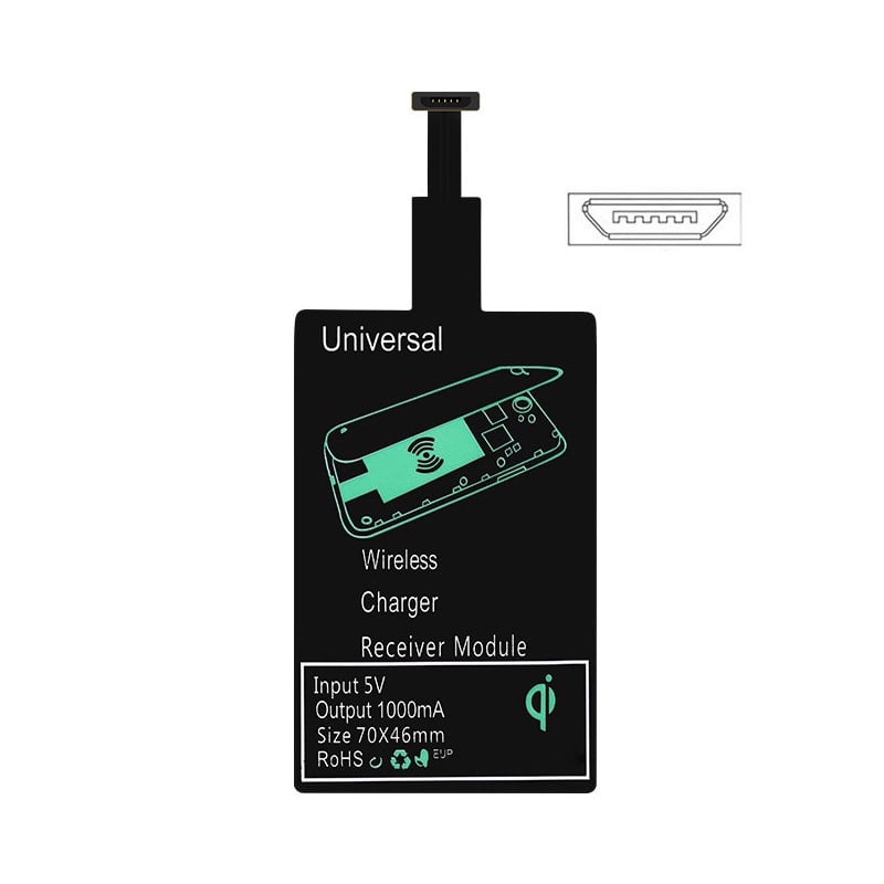 Qi Wireless Charger Receiver Module Smart Charging Adapter Receptor for