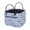 Blue Horse Print, variant on KUIFORTI Tribal Aztec Large Quilted Storage Basket, Polyester Foldable Laundry Hamper with Carry Handles, for Home, Picnic, Shopping, Travel 12.59"x11.02"x10.62"