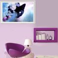 thumbnail image 4 of 5D bricolaje redondo taladro diamante pintura gato negro punto de cruz bordado artesanal Likrtyny decoración de arte, 4 of 9