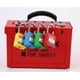 thumbnail image 5 of Candado de seguridad con llave diferente, acero de nailon, 6 unidades Verde, 5 of 9
