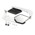 thumbnail image 1 of Siruishop Generic Motorcycle Mirrors Quick Installation Accessories Wide Viewing Angle Silver, 1 of 8