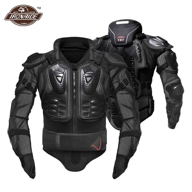 Chaqueta de motocicleta, conjunto de armadura de cuerpo completo, traje de armadura de pecho para motocicleta, equipo de protección de carreras de Motocross, protección de Moto S-5XL