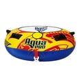 thumbnail image 2 of AquaPro Heavy Duty Nylon Deck Style Towable 1 Person Rider, Yellow and Red, 2 of 6