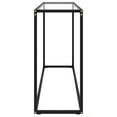 thumbnail image 3 of vidaXL Console Table Transparent 47.2"x13.8"x29.5" Tempered Glass, 3 of 6