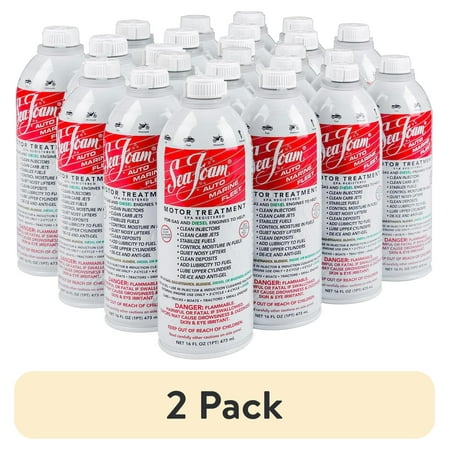 (2 pack) Sea Foam SF16 Motor Treatment, Automotive Additives, 16 fl oz, 12 Pack