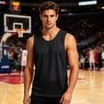 thumbnail image 4 of Enridrech Mens Tank Tops Lightweight Sleeveless Shirts Big and Tall Quick Dry Athletic Tee Workout Gym Running Top, 4 of 7