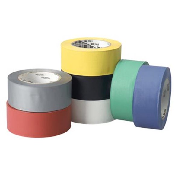 Industrial   Vinyl Duct Tape 3903Black 2 in. X50 Yds
