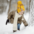 thumbnail image 5 of Winter Cable Knitted Pom Beanie Hat,Kids Hat, 5 of 5