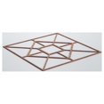 thumbnail image 4 of Ekena Millwork 23 3/8"W x 23 3/8"H x 1/4"T Large Jamestown Decorative Fretwork Wood Wall Panels, Walnut, 4 of 18