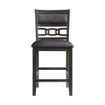 thumbnail image 3 of Picket House Furnshings Taylor Faux Leather Counter Side Chair Set in Walnut, 3 of 15