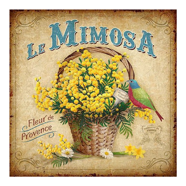 Cuadros Decorativos Taladro redondo completo Pintura de diamantes Old Time Bouquet Kit DIY Wall Art (WT823) Likrtyny embutido en tela