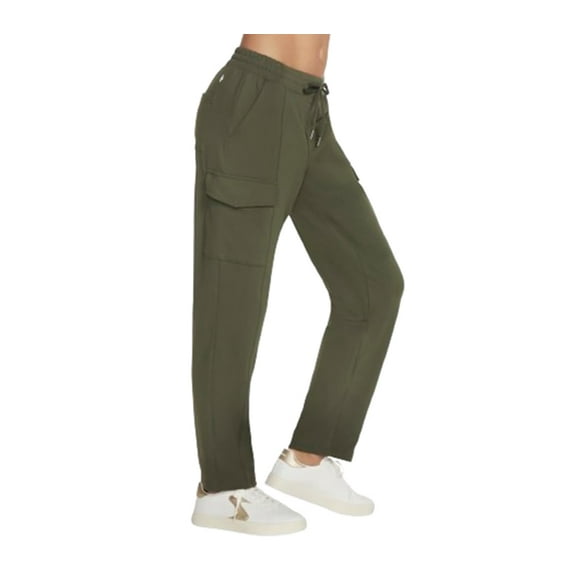 Pantalones Skechers Go Walk Cargo sin cordones Deep Depths para mujer