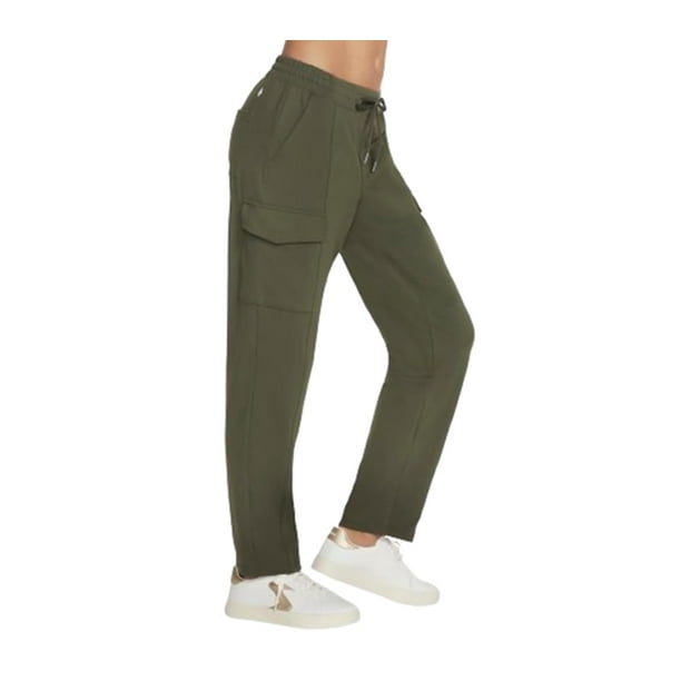 Pantalones cargo Skechers Go Walk para mujer de nylon/spandex Deep Depths