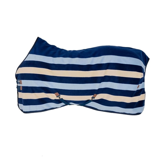 HORSEWARE IRELAND Newmarket Fleece Cooler Blanket, Color: Witney Navy, Size: 66