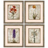 PTM Images Vintage Flowers Wall Art Set