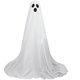 thumbnail image 4 of Decoraciones de Halloween con fantasmas para el porche delantero, patio, lindas decoraciones, lámpara fantasma, lámpara para patio, fiesta, adorno de jardín, altura ajustable de 29 a 87 pulgadas, 4 of 4