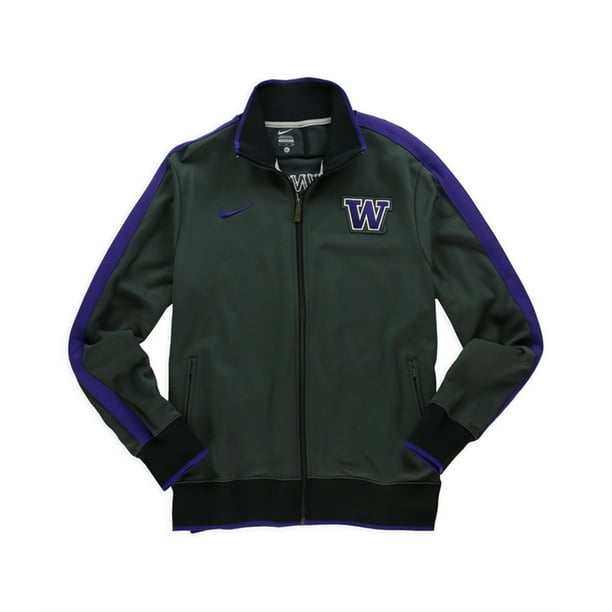 Nike Washington Huskies Track chamarra para hombre, gris, extragrande Nike Chaqueta deportiva