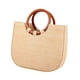 thumbnail image 5 of Bolso de mano tejido resistente a la abrasión con correa ajustable para el hombro, bolso de playa de verano Beige, 5 of 9
