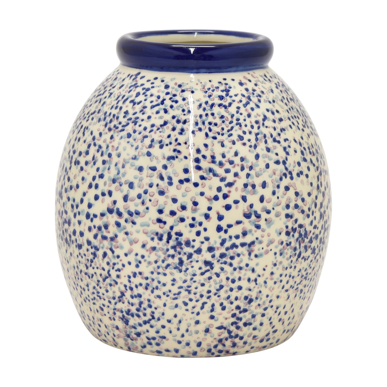 Three Hands 8 in. Speckled Ceramic Bud Table Vase